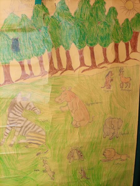 Forest is home to wild animals