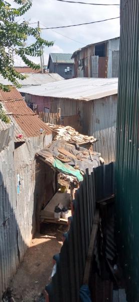 Residential house in Kibera slum 