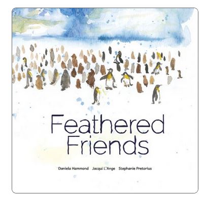An image of feathered friends, children's early reading book