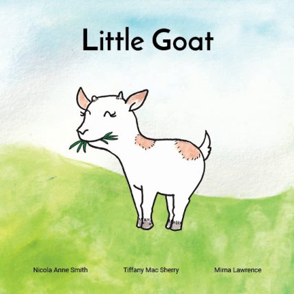 an image of little goat, a children's book in early reading and learning.