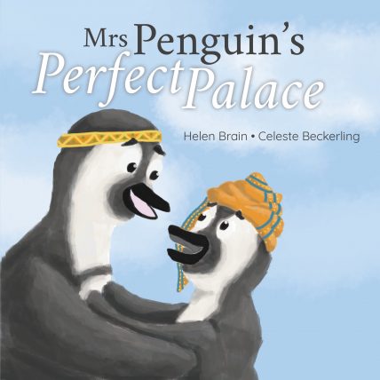 an image of mrs penguin's perfect palace, an early learning and children's book