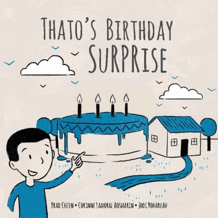an image of thato's birthday surprise, an early reading and learning children's book