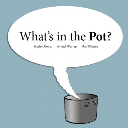 an image of what's in the pot, an early reading and learning children's book